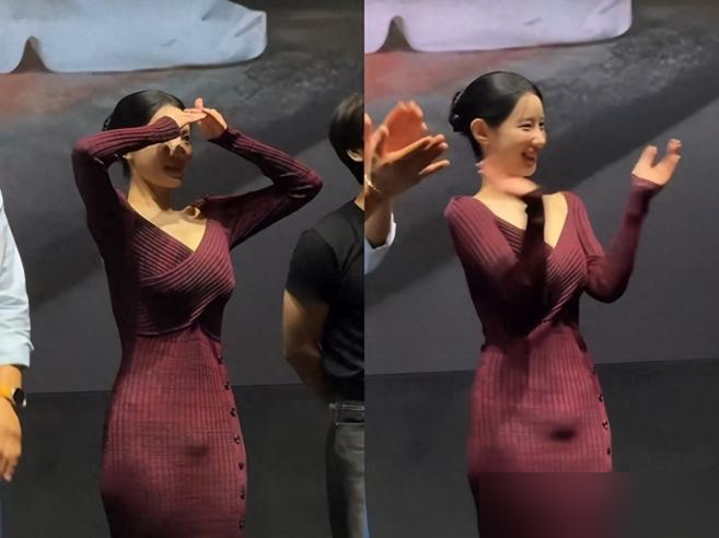 热搜上那位女明星，穿条酒红色裙子，肚子稍微有点弧度，评论区直接炸了。没人聊她新电影，全盯着她的腰围，