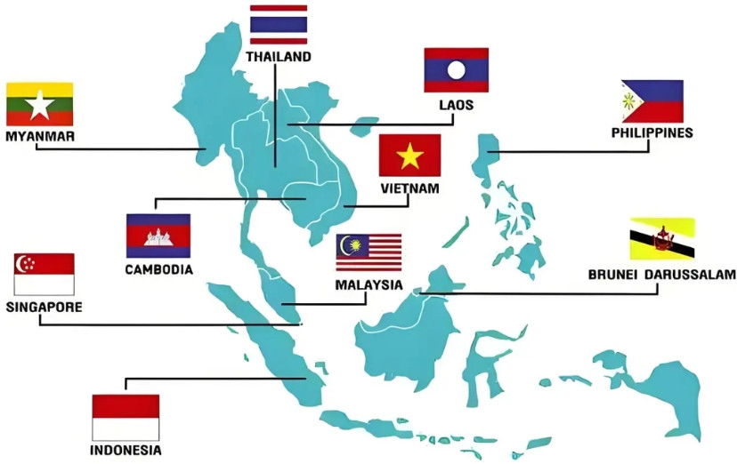 越南带头，五国下跪，一夜之间，东盟遭受重击。美国宣布90天的关税大限到期，表