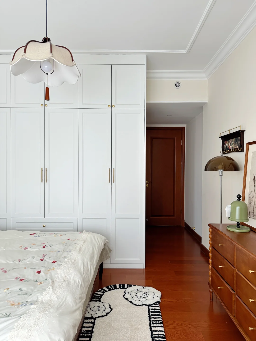 恒大精装房｜靠软装布置的卧室简单又温馨～🌾