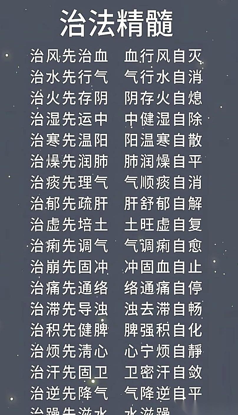 真的，有时候不得不服老祖宗。就六个字，“理气，气顺，痰自消”。我第一次听懂这