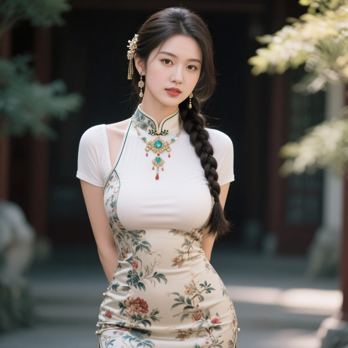 旗袍裹身显华章，丰腴才是真女王