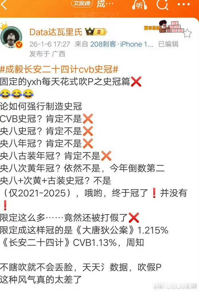 限定词那么多都能被打假，这成绩到底有多差啊