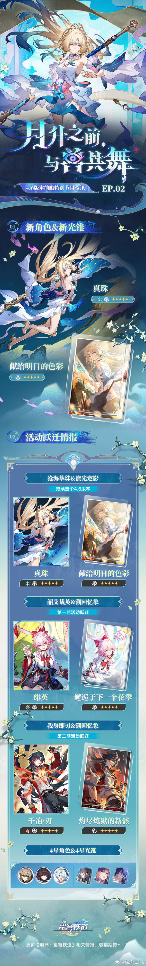 崩坏星穹铁道星穹铁道4.6版本前瞻崩坏星穹铁道9月22日☀️星期二🌹早上好~来看看《崩坏：星穹铁道
