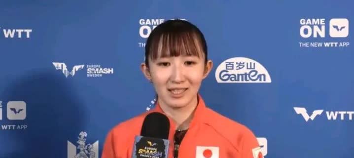 瑞典大满贯接近尾声，看看日本女球员对孙颖莎的评价…早田希娜:孙颖莎是世界