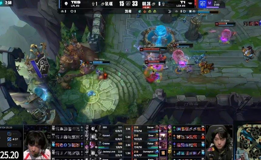 看这比赛真是浪费时间[笑着哭]t1对战testes醒一醒​​​