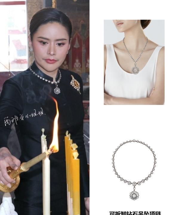 贵妃把14万瑞郎的钻石贴在脖子上，这不是时尚，是战报。王后七年不戴王冠级珠宝，