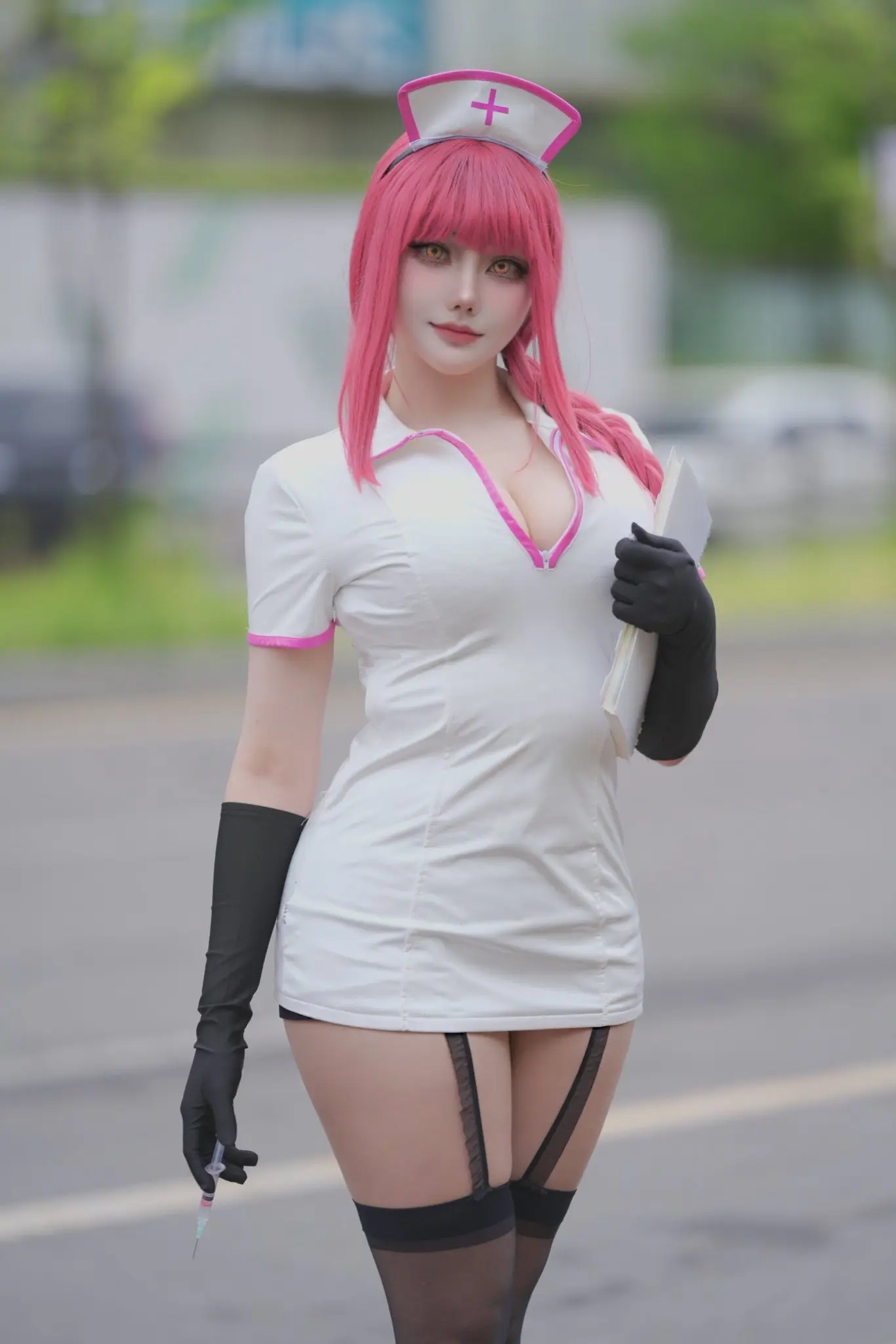 护士cos jk制服cos 二次元御姐cos 玛奇玛 玛奇玛cos