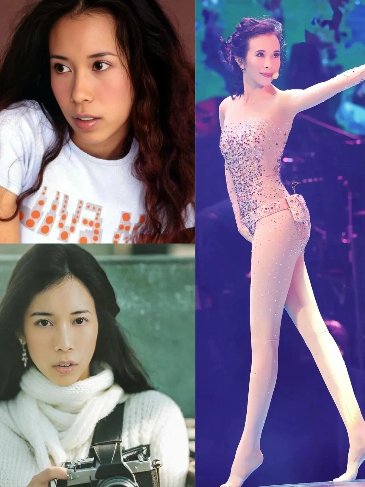 上过保险的腿真的绝了莫文蔚这双大长腿怕不是上帝亲手雕刻的吧？p图都不敢这