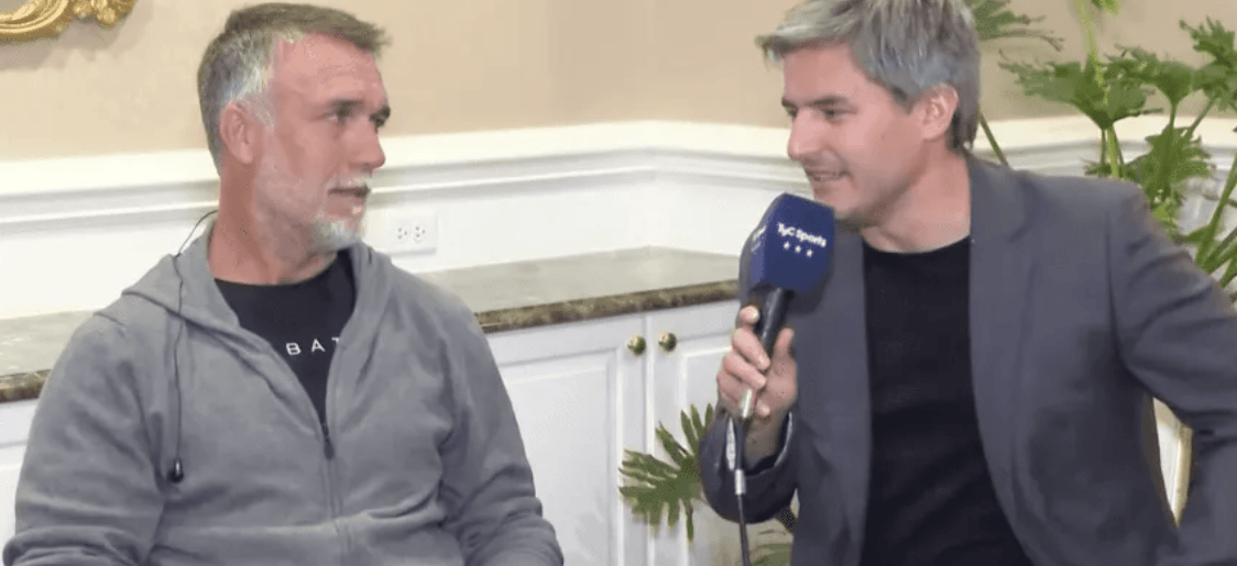 巴蒂: 确信阿根廷将再次进入决赛, 而梅西也仍会在最佳状态