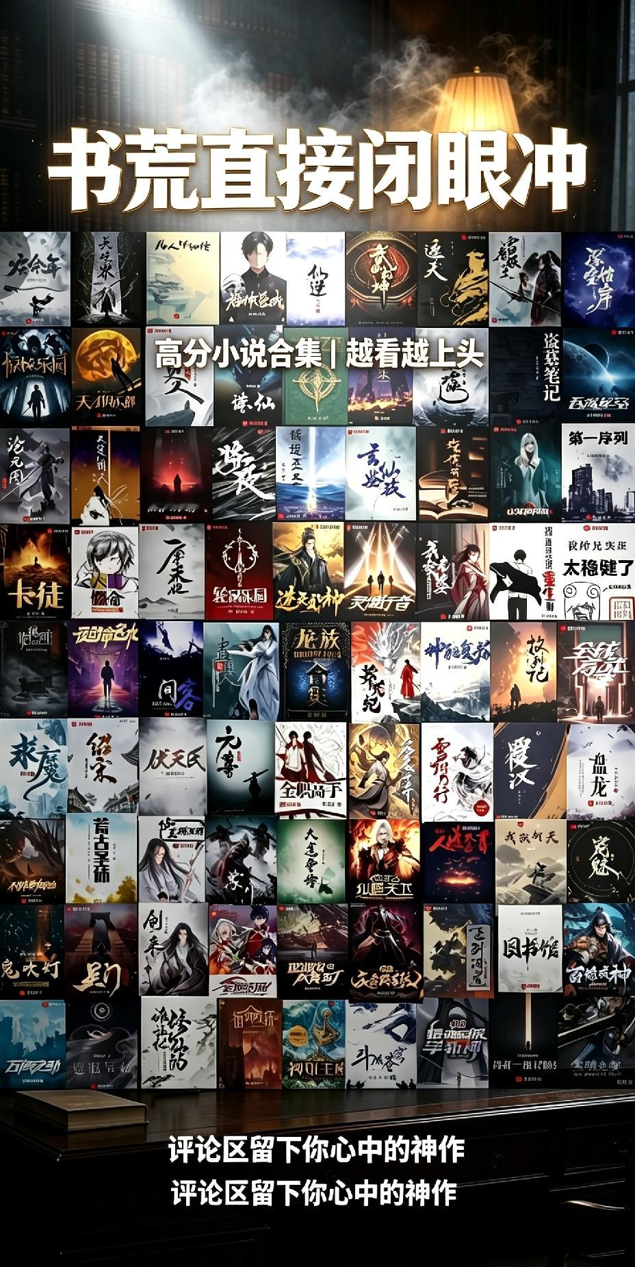 书荒救星🔥百本网文合集｜熬夜也要追完的神作谁懂书荒的痛苦啊😭翻来翻去找不到合胃口的小说整理了一大