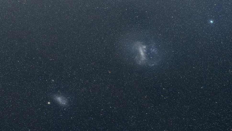 【最新研究证实：小麦哲伦星云正被大麦哲伦星云引力瓦解】VISTA望远镜11