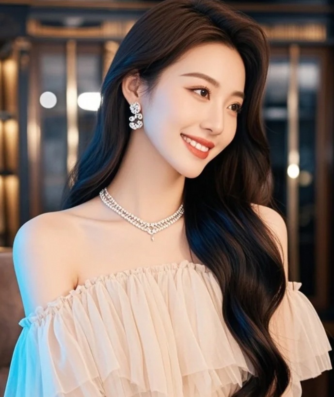 职场女神穿搭示范：优雅中带着一丝性感