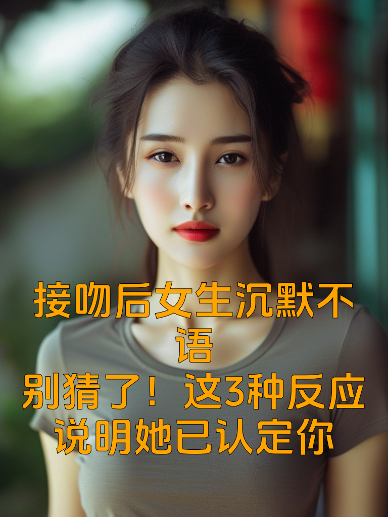 接吻后女生沉默不语？别猜了！这3种反应说明她已认定你