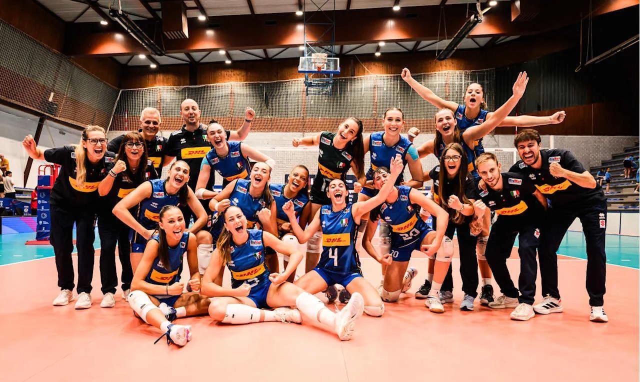 中国U19女排1-3负于意大利第19届女排U19世锦赛小组赛第四场比赛中，中国