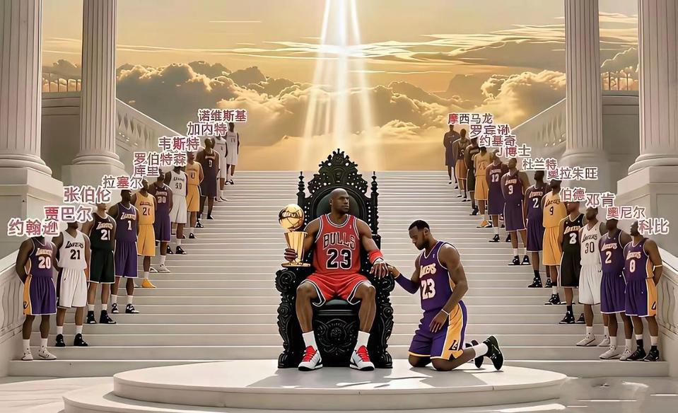 今年詹姆斯率队夺冠，乔丹就得传位于他！因为东契奇受伤，湖人突然没主心骨，天降