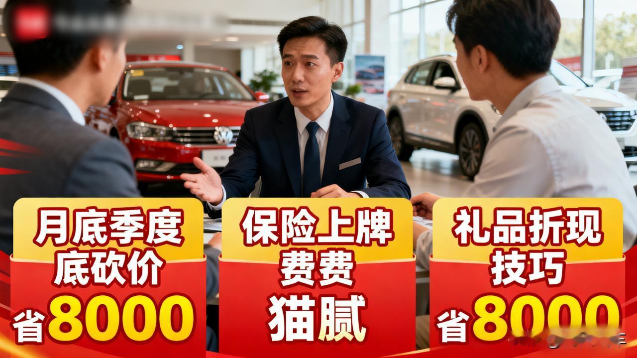 买车砍价秘籍！4S店销售绝不会告诉你的三件事刚陪朋友砍价回来，省了8000！