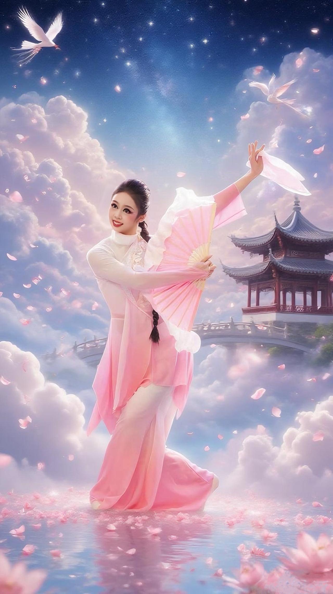 古典舞的美云想衣裳花想容仙气十足