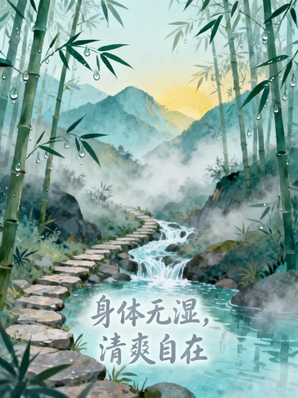 中医：人体没有湿气以后，就会头面清爽，四肢轻快，大便成形，胃口恢复，关节轻松，带