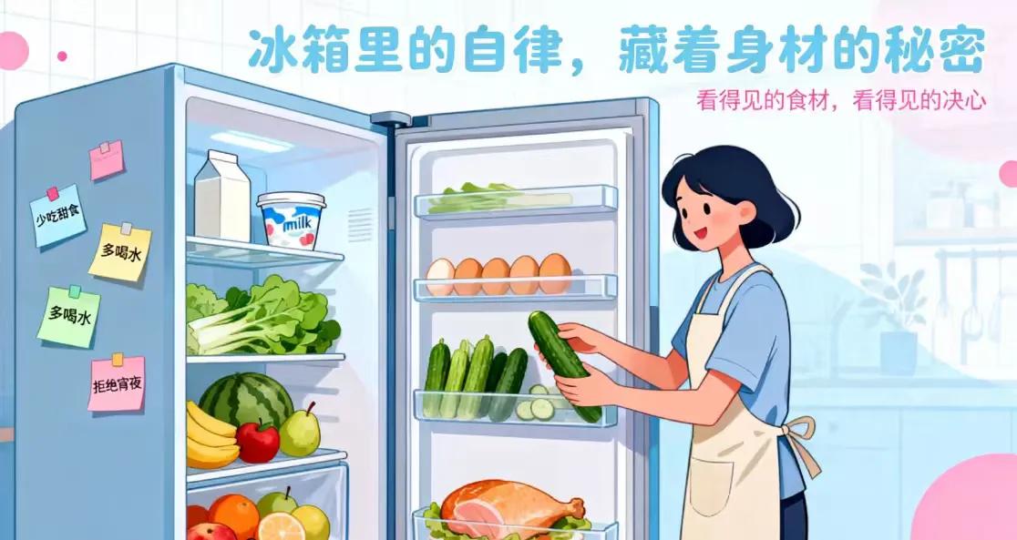 冰箱里的自律，藏着身体秘密：你的饮食层次，决定了你的人生状态拉开一扇冰箱