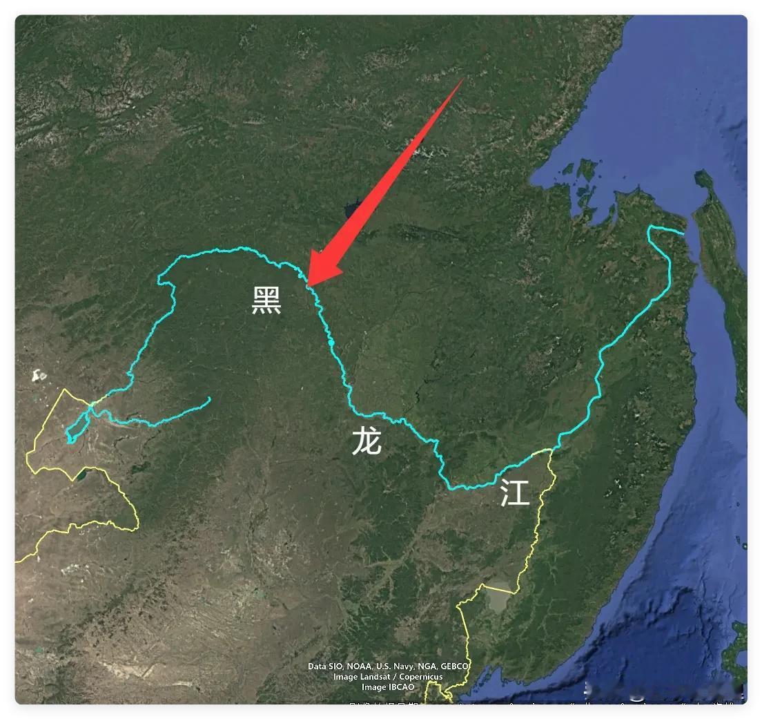 黑龙江水量是黄河7倍，比长江流域面积大，可惜并不完全属于中国。你有没有在地图上