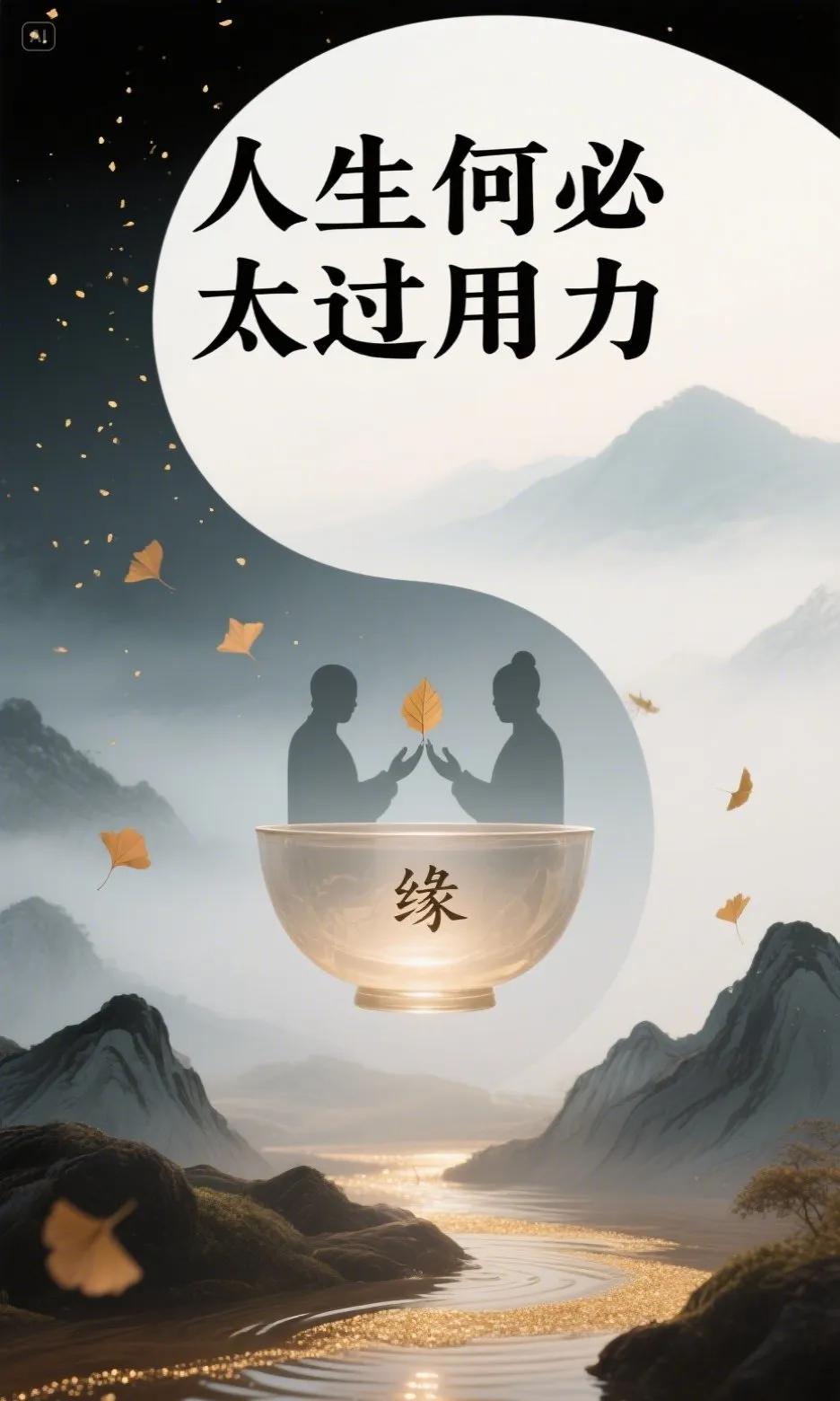 人生何必太过用力，能拿得动属于自己的东西即可一、命运的启示：属于你的，自会