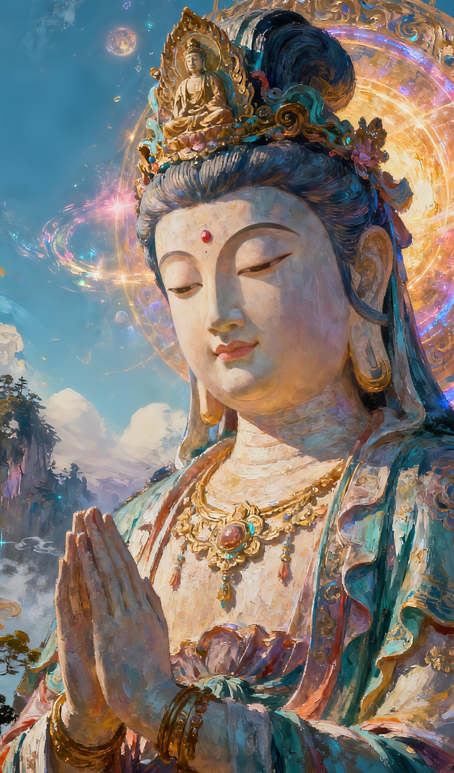 好事来了，恭喜你了。刷到了菩萨，说明你是有福气的人，赶紧礼赞许愿，接住这份难得的