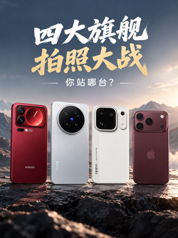 长焦+主摄双比拼，四大旗舰谁更强