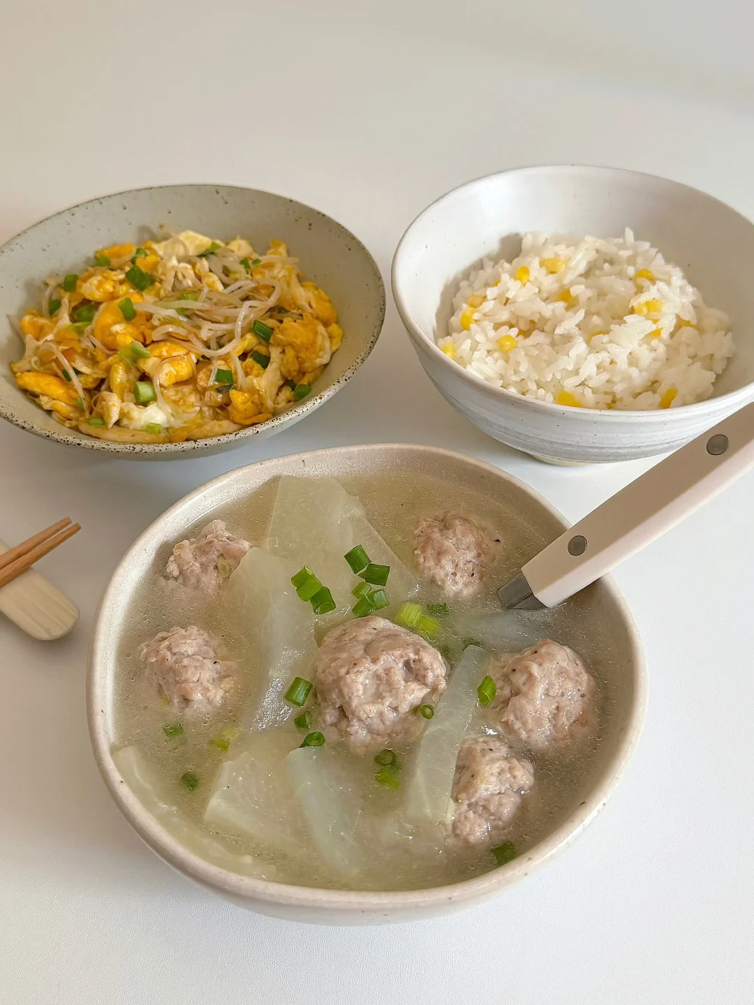 好喜欢这样干净清淡的饭菜