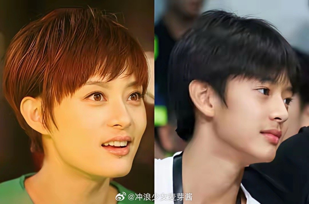 感觉孙俪生了一个男版的自己，感觉好神奇，要是女儿的话，岂不是一模一样？