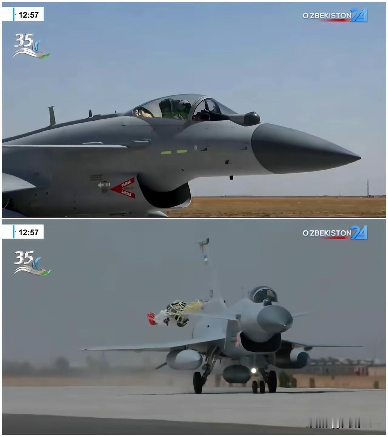 高清大图来了，乌兹别克斯坦的首批6架歼10CE。