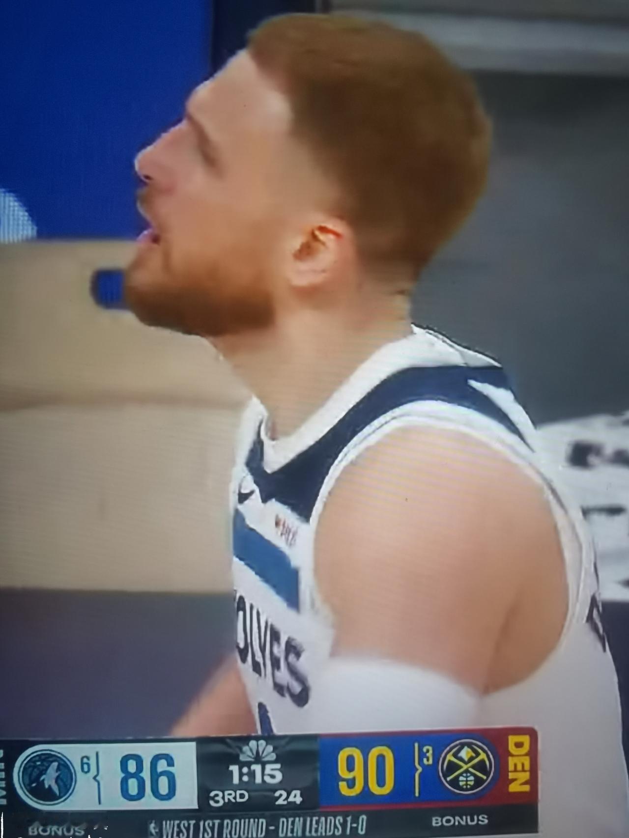 迪温琴佐，专为大场面而生季后赛第一轮，森林狼客场119-1