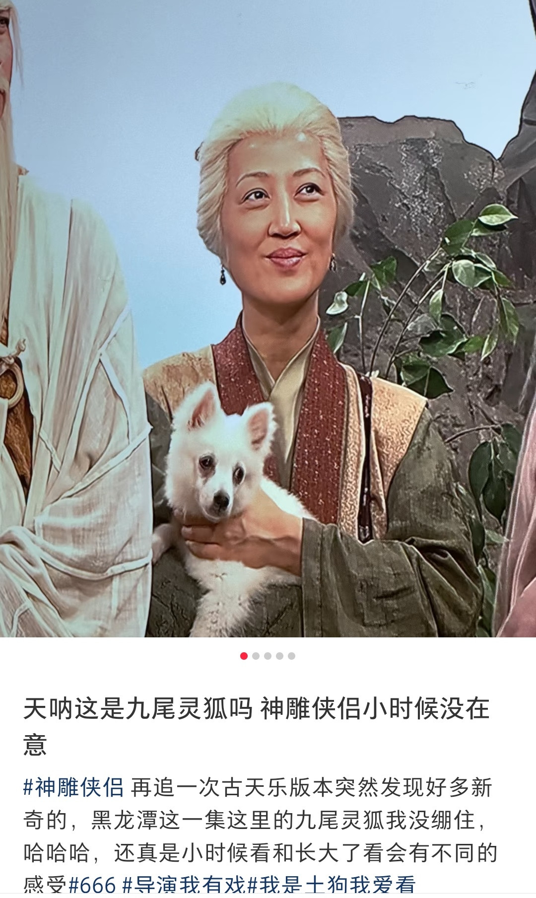 小狗装灵狐，电视剧的老传统了