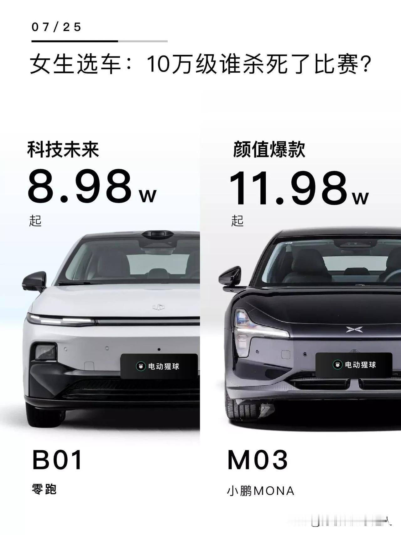 10万级女生选车：夏天开车，这两款谁更懂你？刚上市的零跑B01650激光