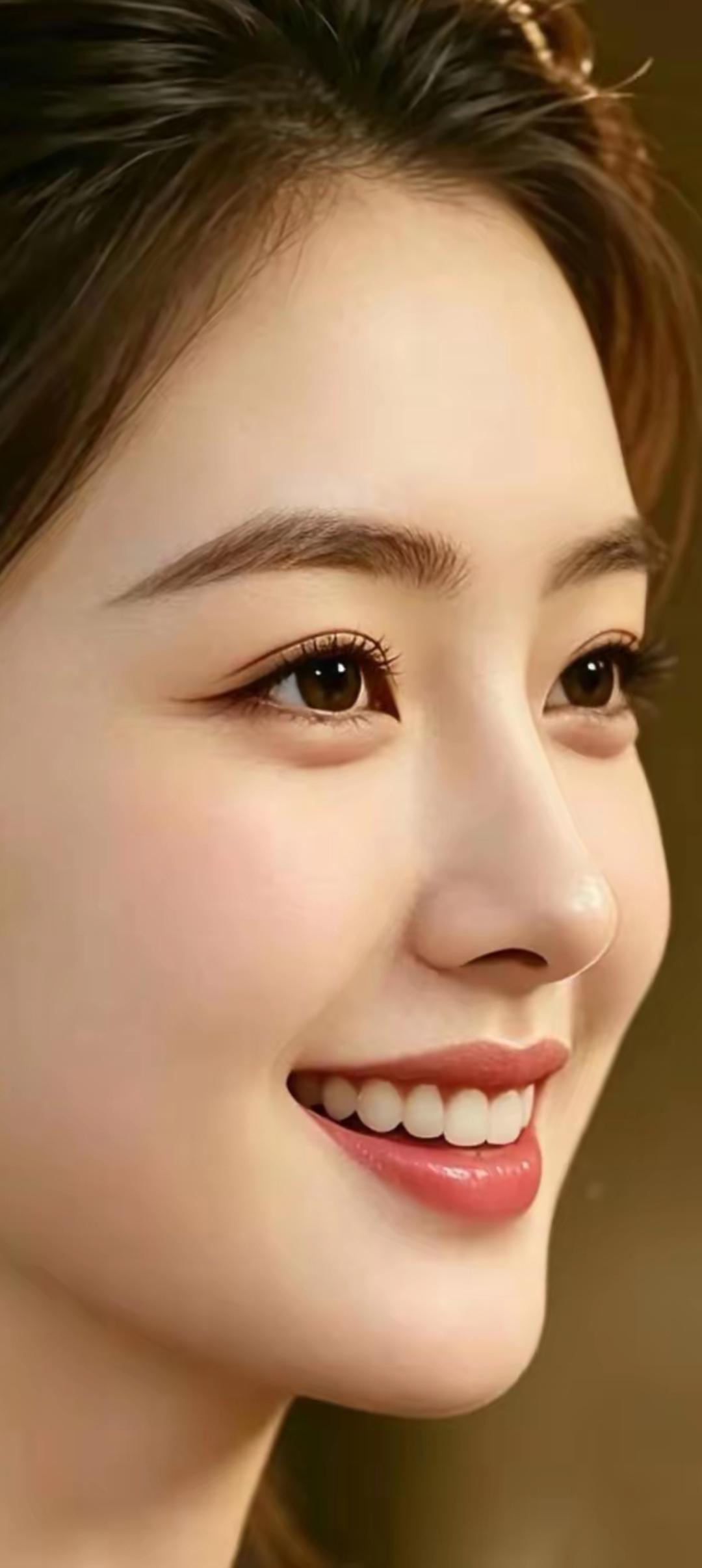 甜美笑容，元气满满的一天！😊✨