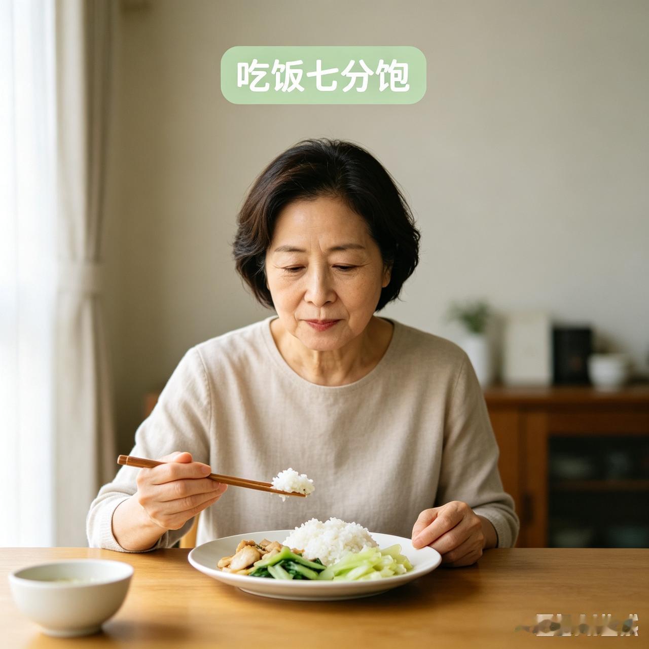 顿顿吃到撑的人，为啥反而老得快？科学证实：七分饱才是真养生先问你一个扎心的问