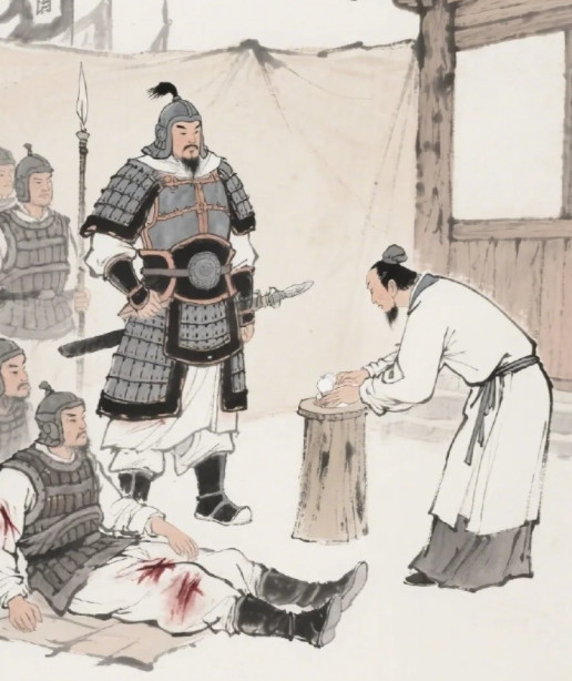 1140年朱仙镇。岳家军大批士兵中了金军的箭，中箭不久就高烧抽搐，一会儿就断了气