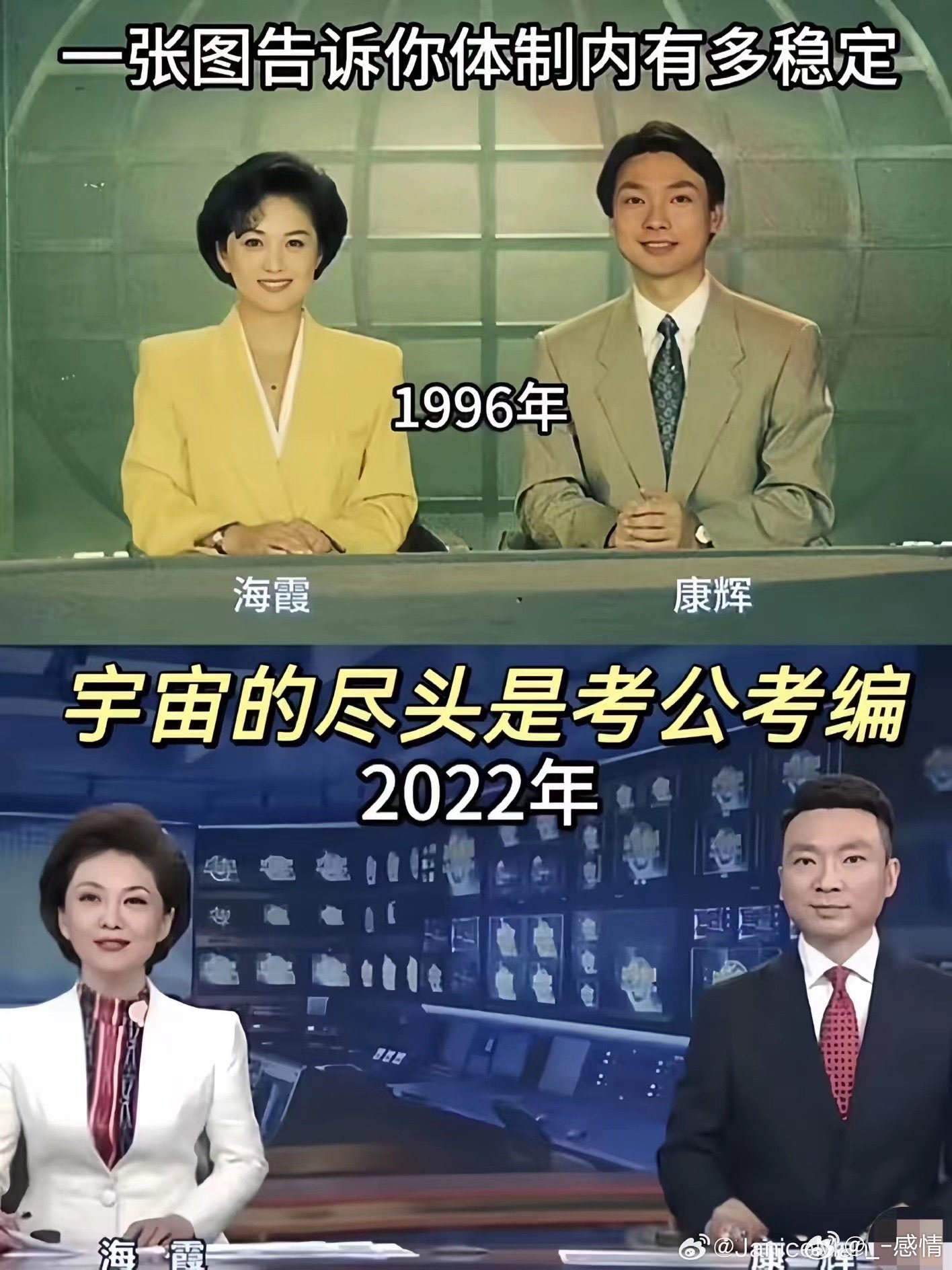 为什么说公务员是铁饭碗？一张图告诉你体制内有多稳定！