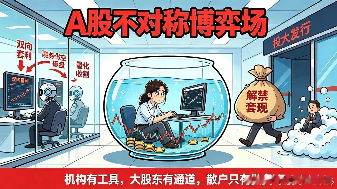 刘纪鹏：沉疴不除，股市难兴！很多散户亏钱，从来不是技术差、心态差，而是这场博弈，