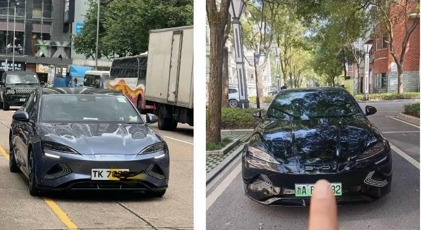 去香港看到街上的车，感觉车的质感很高大上，跟新出厂一样干干净净的，也有可能是车牌