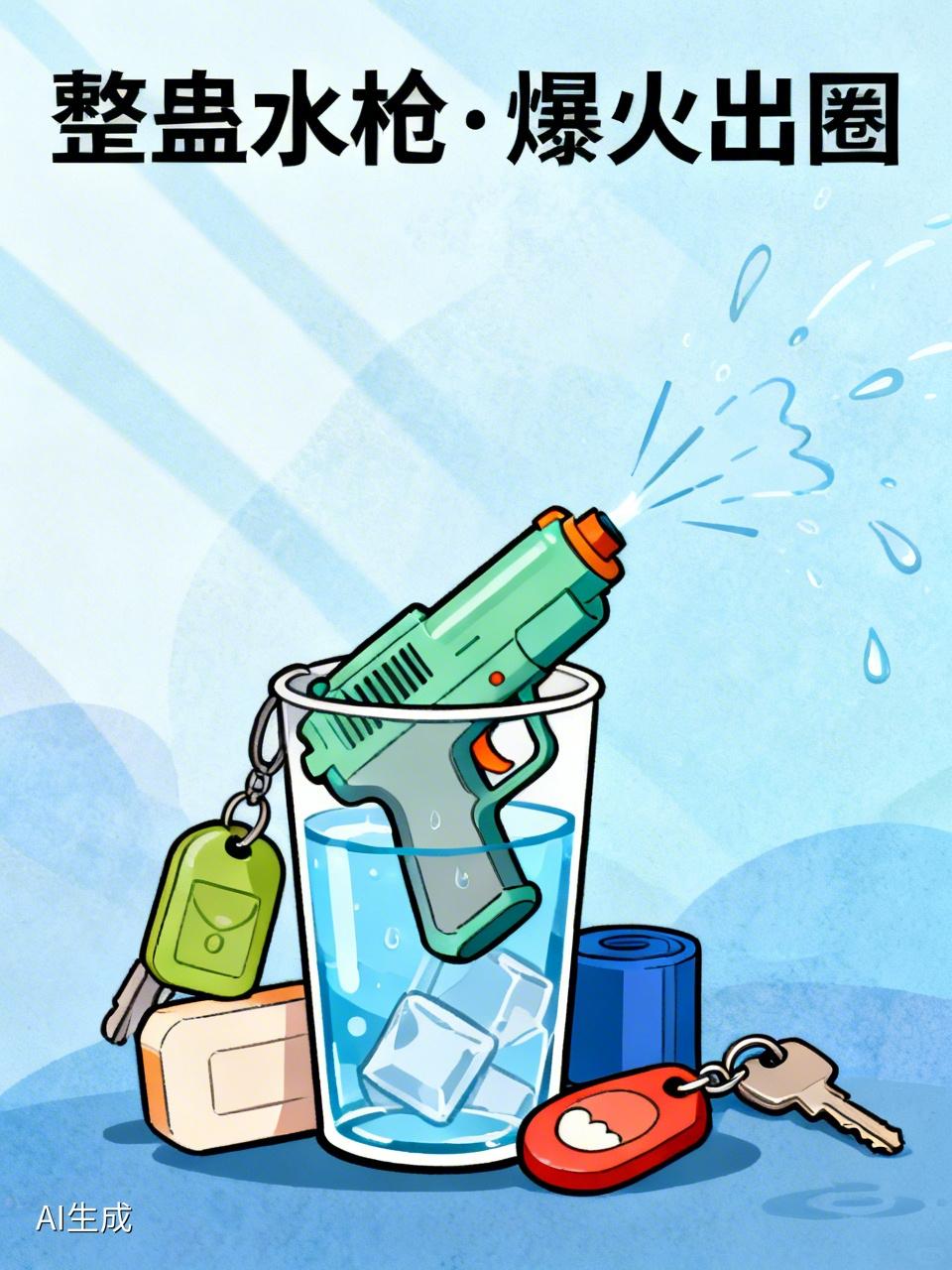 最近全网都在喊：请全球通缉发明这个水枪的天才！听着像骂人，其实是网友的高级