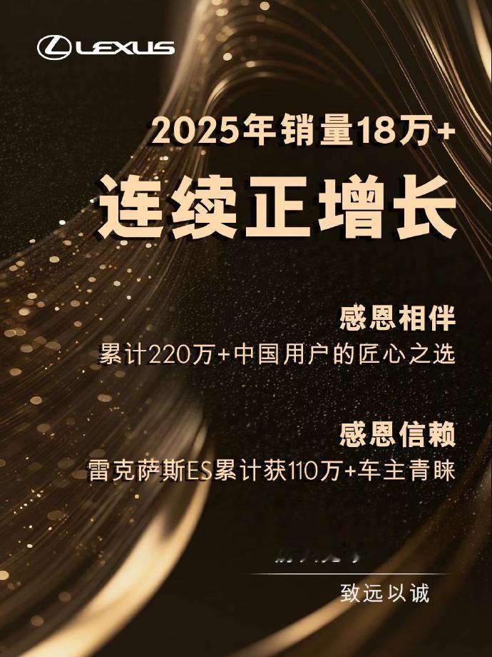 【雷克萨斯全年销售18万辆，这个成绩高兴不起来？】雷克萨斯全年销售18万辆，这