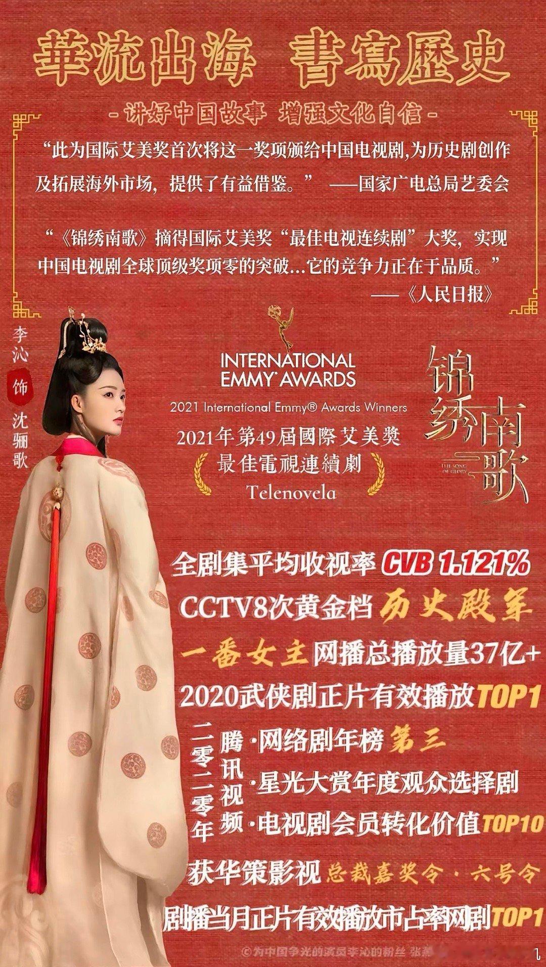 李沁作品没水份，七夜雪播放数据不高，上24年华策财报。李沁一番作品绵绣南歌七夜