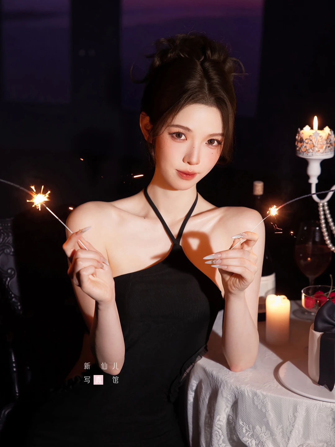 霞与晚风，御姐生日写真