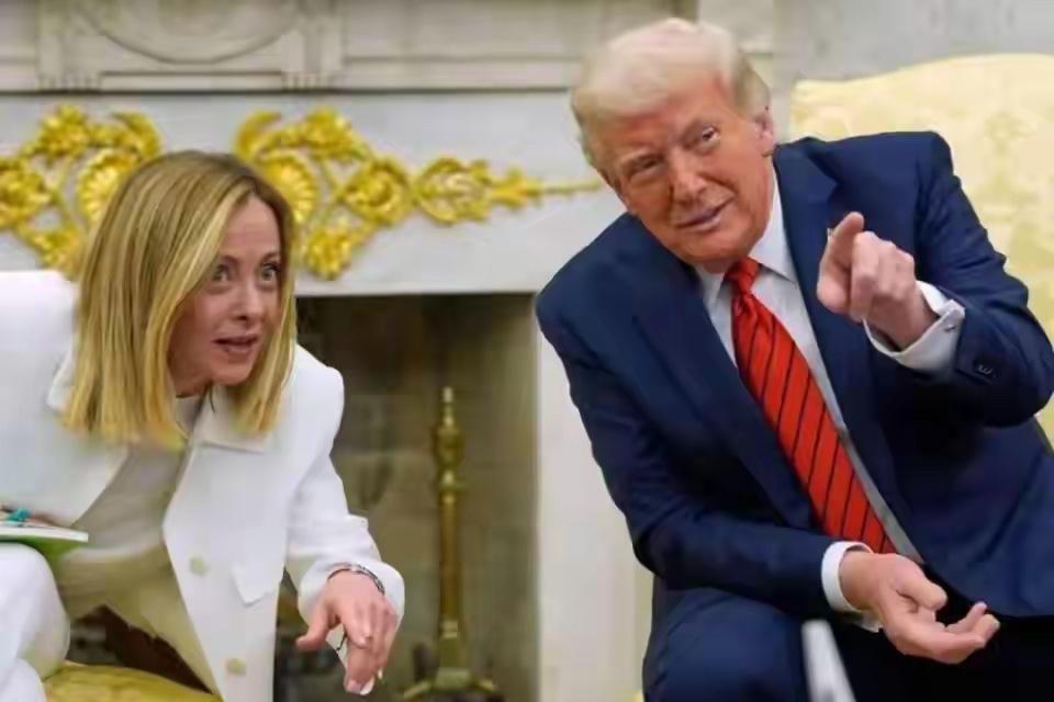 特朗普与欧洲唯一的“情人”闹掰了4月13日，意大利总理梅洛尼表示，特朗普对教