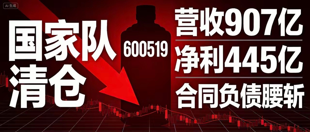 国家队同时清仓茅台，这个信号比利润下滑更扎眼茅台日赚2.46亿，营收增了利润却降
