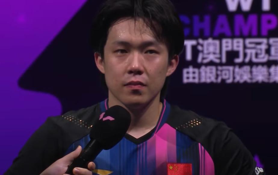 王楚钦采访时他为什么哭了？你看他说的啥？大头说：今晚我很高兴，能赢下这场决