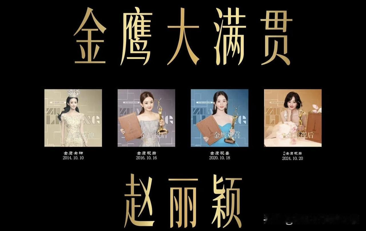 [比心]【赵丽颖金鹰奖大满贯】近日新一届金鹰奖投票引发大家关注！那么今