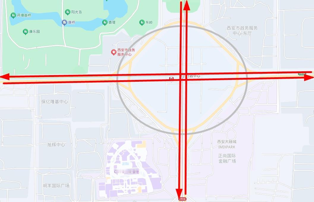 西安未央区未央路即将直线全线路贯通通行，12月8号早晨6点开放通行！以后不用再绕