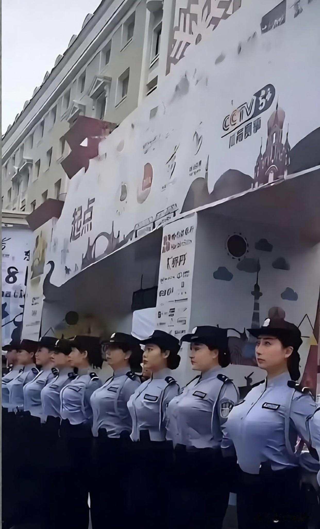 这是什么单位的保安啊，应该是经过千挑万选的吧？