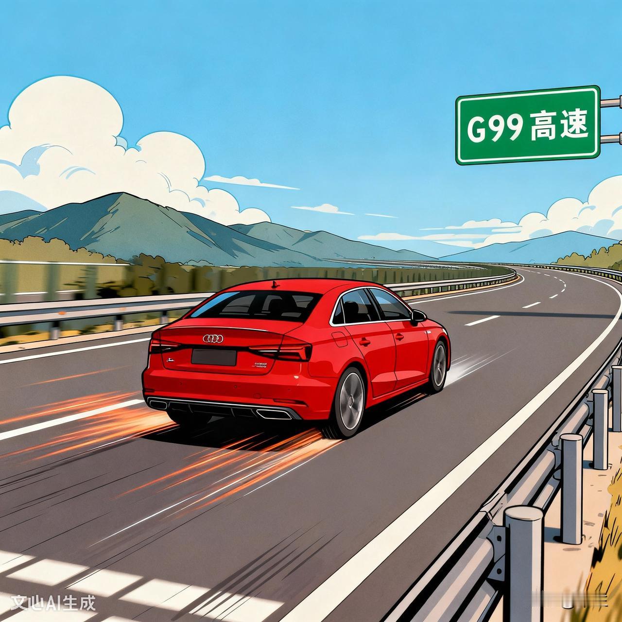 刚刚看到有车在高速路上定速巡航出现故障，特发出来分享：行车中定速巡航突发故障别